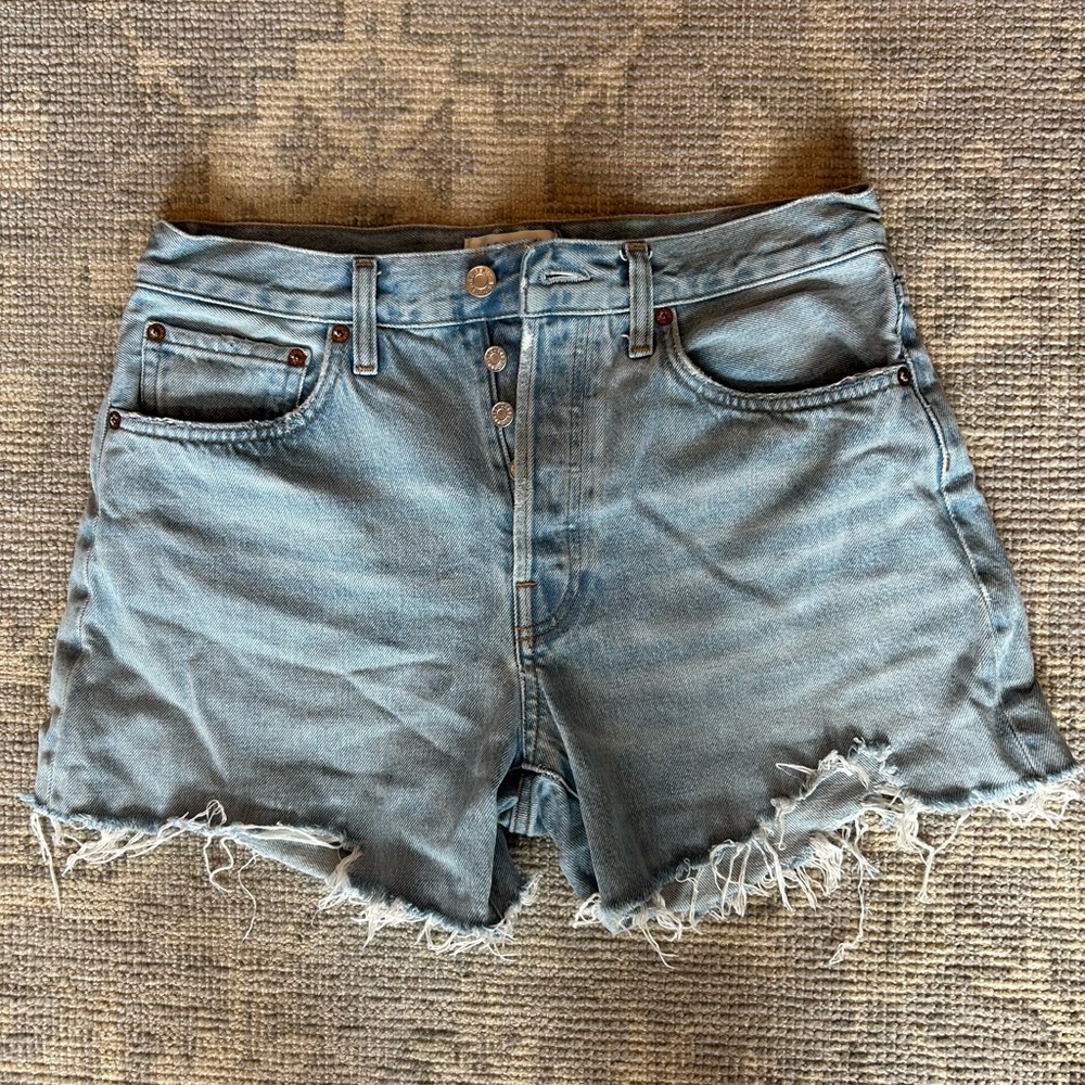 AGOLDE Frayed Hem Women Shorts